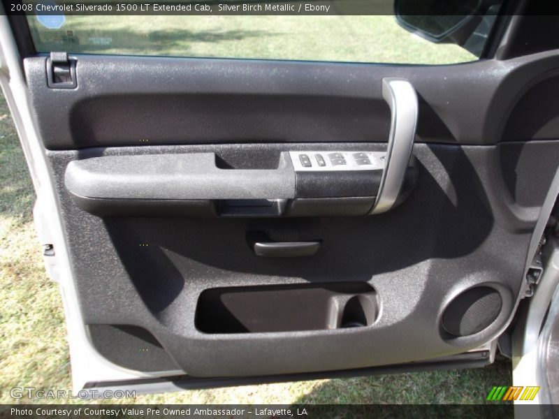 Silver Birch Metallic / Ebony 2008 Chevrolet Silverado 1500 LT Extended Cab