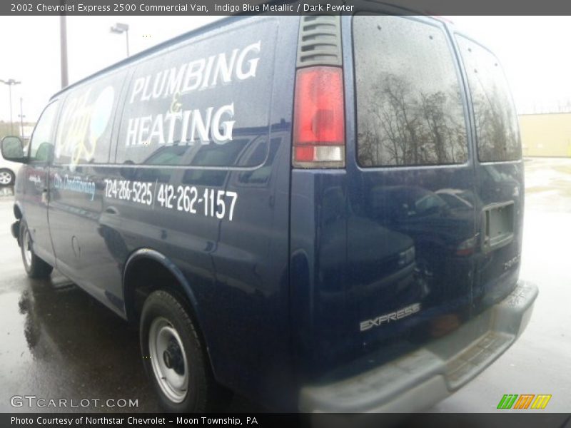 Indigo Blue Metallic / Dark Pewter 2002 Chevrolet Express 2500 Commercial Van