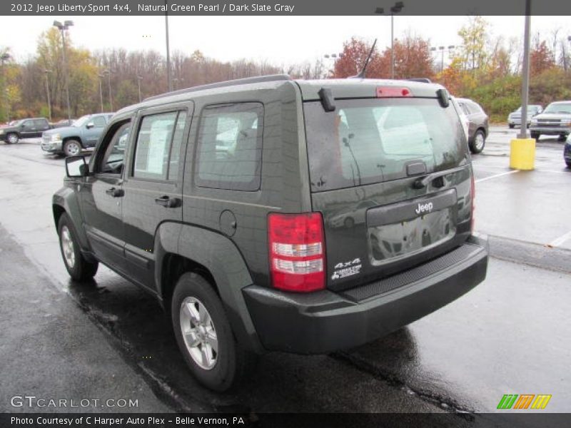 Natural Green Pearl / Dark Slate Gray 2012 Jeep Liberty Sport 4x4