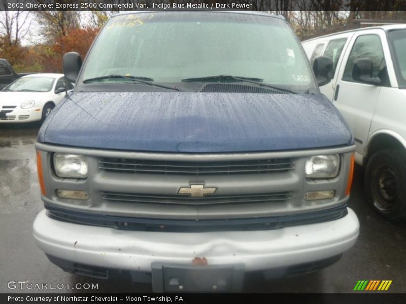 Indigo Blue Metallic / Dark Pewter 2002 Chevrolet Express 2500 Commercial Van
