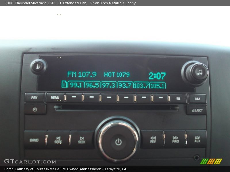 Silver Birch Metallic / Ebony 2008 Chevrolet Silverado 1500 LT Extended Cab