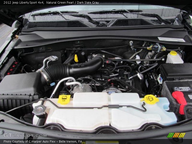 Natural Green Pearl / Dark Slate Gray 2012 Jeep Liberty Sport 4x4