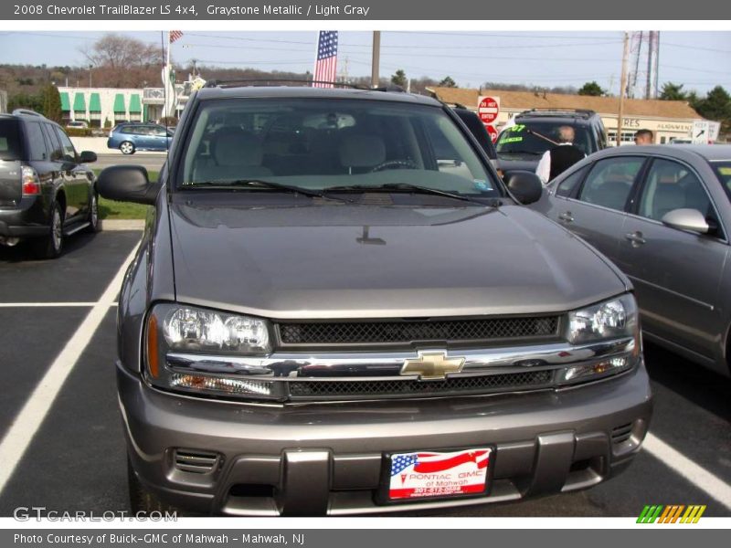 Graystone Metallic / Light Gray 2008 Chevrolet TrailBlazer LS 4x4