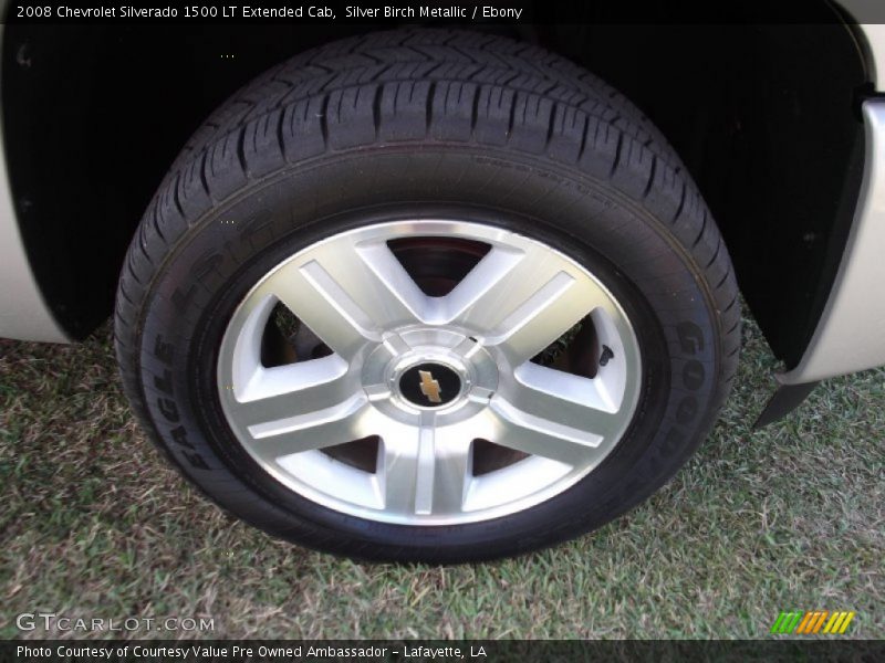 Silver Birch Metallic / Ebony 2008 Chevrolet Silverado 1500 LT Extended Cab