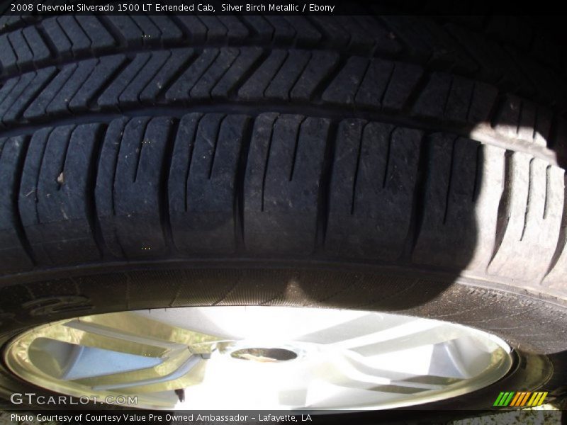 Silver Birch Metallic / Ebony 2008 Chevrolet Silverado 1500 LT Extended Cab
