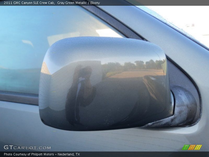 Gray Green Metallic / Ebony 2011 GMC Canyon SLE Crew Cab
