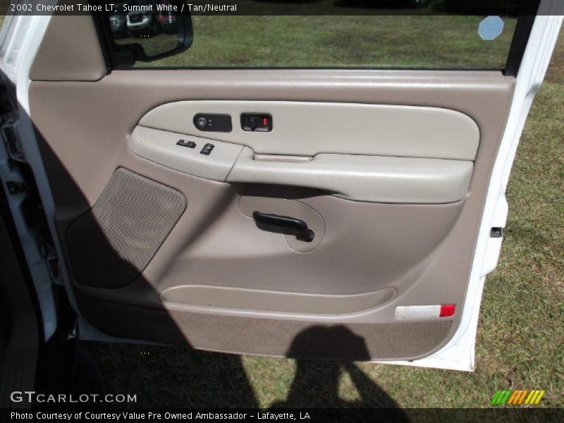 Summit White / Tan/Neutral 2002 Chevrolet Tahoe LT