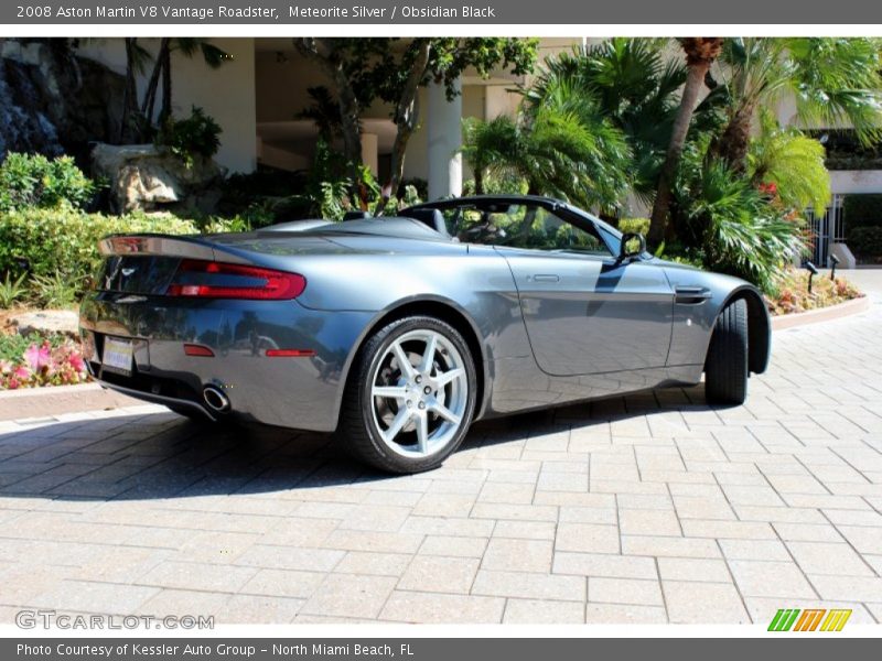 Meteorite Silver / Obsidian Black 2008 Aston Martin V8 Vantage Roadster