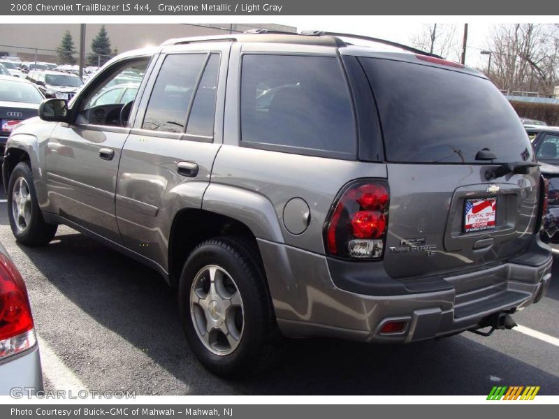 Graystone Metallic / Light Gray 2008 Chevrolet TrailBlazer LS 4x4