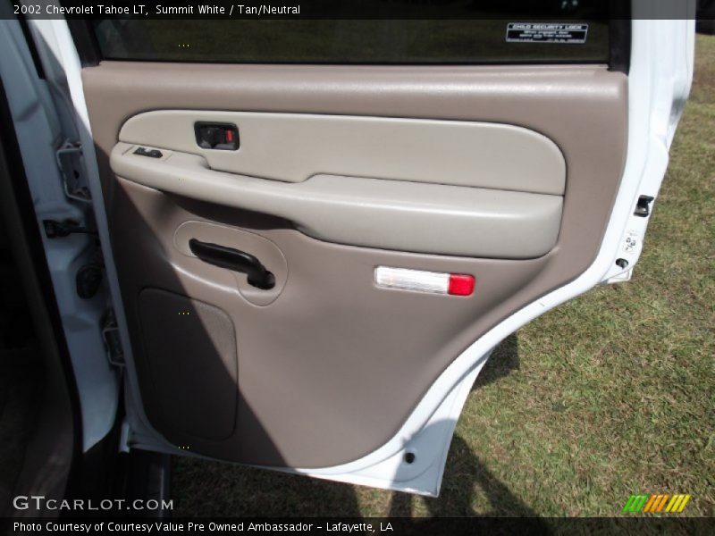 Summit White / Tan/Neutral 2002 Chevrolet Tahoe LT