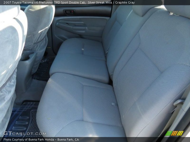 Silver Streak Mica / Graphite Gray 2007 Toyota Tacoma V6 PreRunner TRD Sport Double Cab