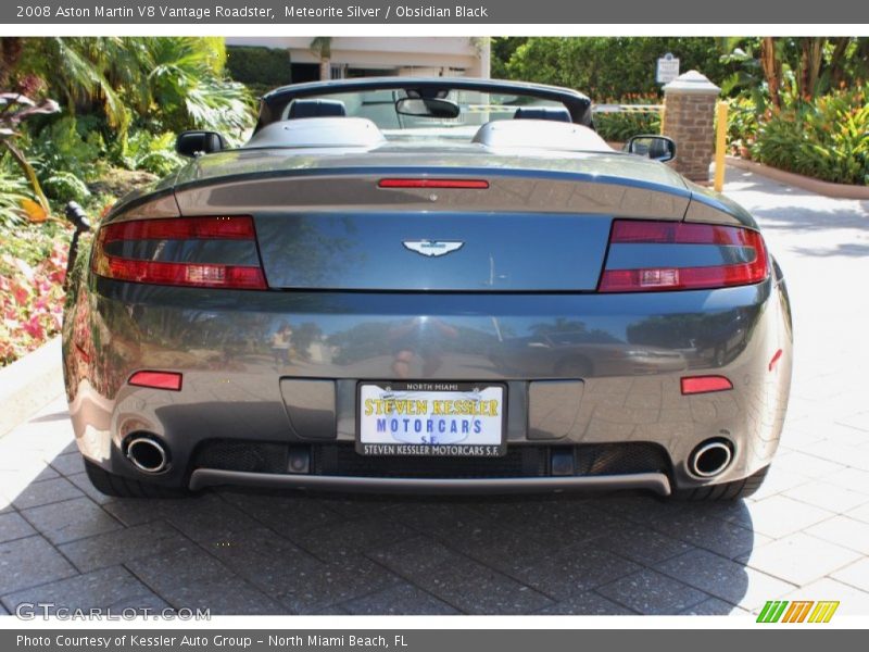 Meteorite Silver / Obsidian Black 2008 Aston Martin V8 Vantage Roadster