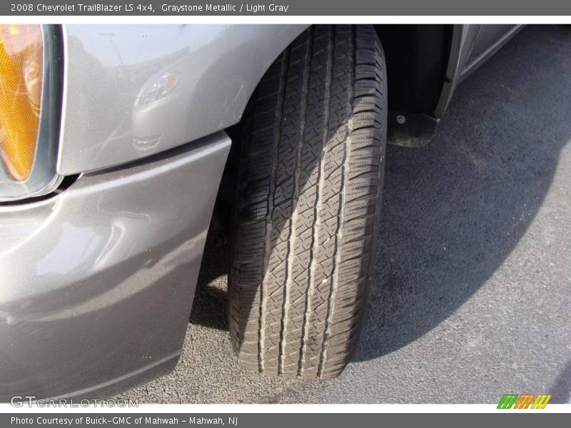 Graystone Metallic / Light Gray 2008 Chevrolet TrailBlazer LS 4x4