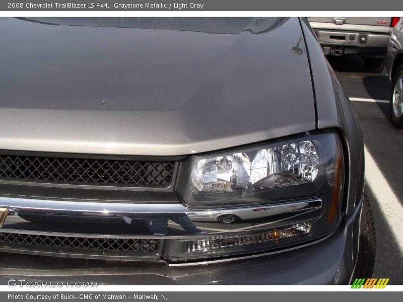 Graystone Metallic / Light Gray 2008 Chevrolet TrailBlazer LS 4x4
