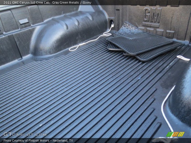 Gray Green Metallic / Ebony 2011 GMC Canyon SLE Crew Cab