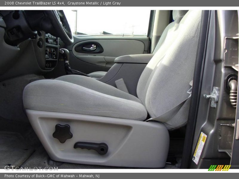 Graystone Metallic / Light Gray 2008 Chevrolet TrailBlazer LS 4x4