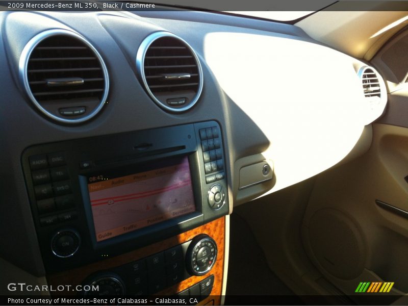 Black / Cashmere 2009 Mercedes-Benz ML 350
