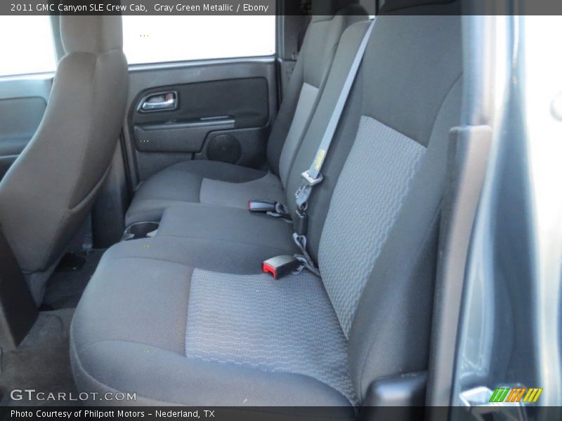 Gray Green Metallic / Ebony 2011 GMC Canyon SLE Crew Cab