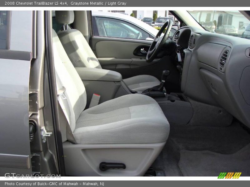 Graystone Metallic / Light Gray 2008 Chevrolet TrailBlazer LS 4x4