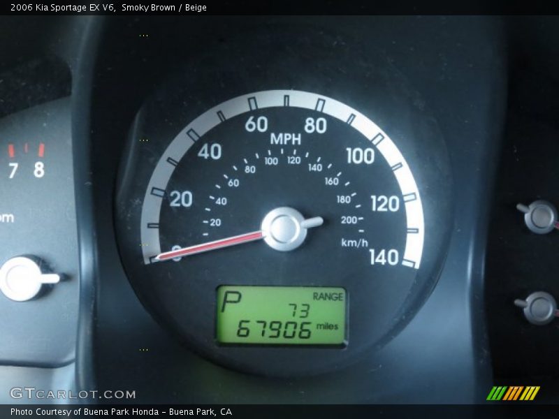 Smoky Brown / Beige 2006 Kia Sportage EX V6