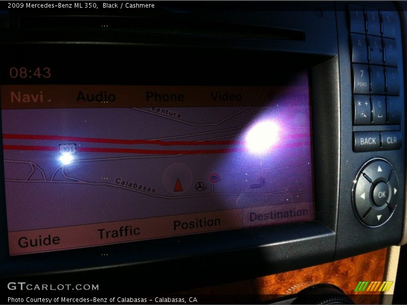 Black / Cashmere 2009 Mercedes-Benz ML 350