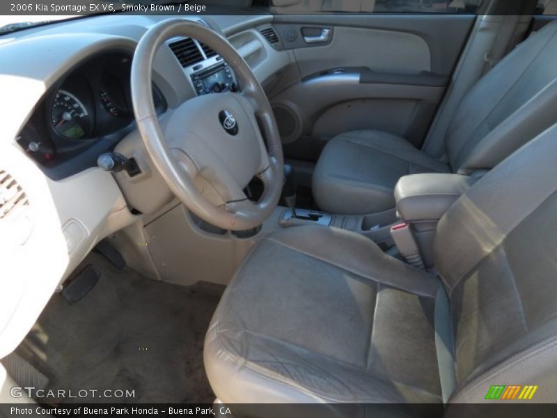 Smoky Brown / Beige 2006 Kia Sportage EX V6