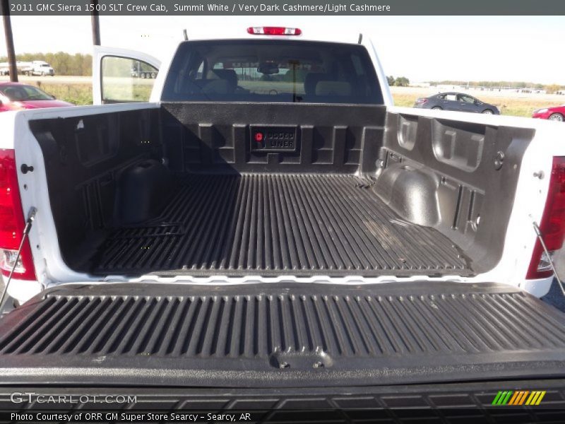 Summit White / Very Dark Cashmere/Light Cashmere 2011 GMC Sierra 1500 SLT Crew Cab
