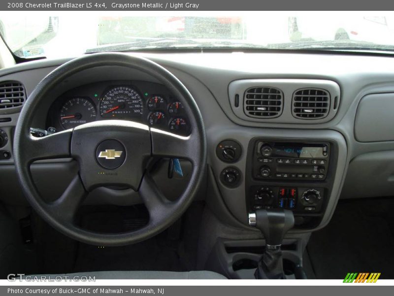 Graystone Metallic / Light Gray 2008 Chevrolet TrailBlazer LS 4x4