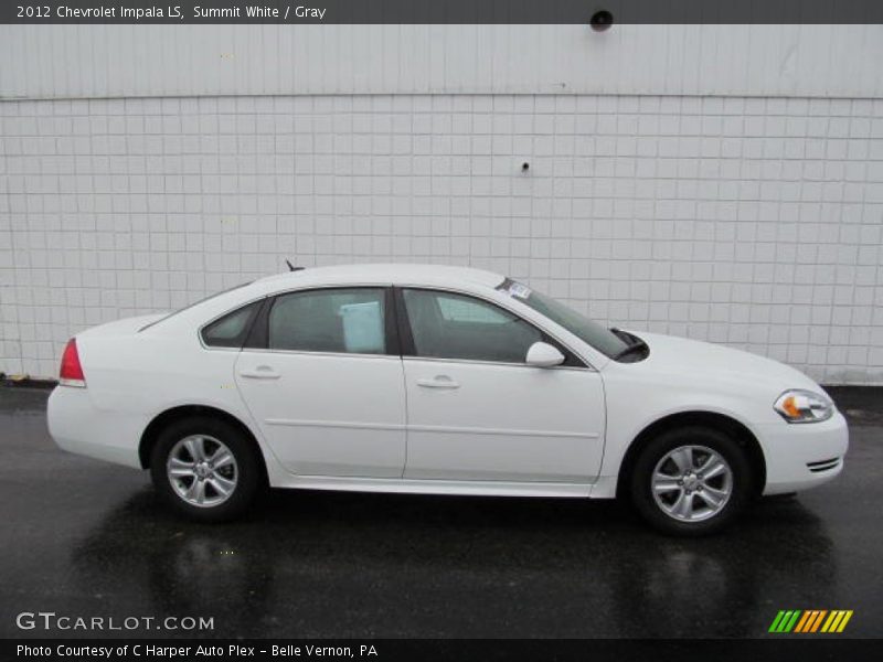 Summit White / Gray 2012 Chevrolet Impala LS