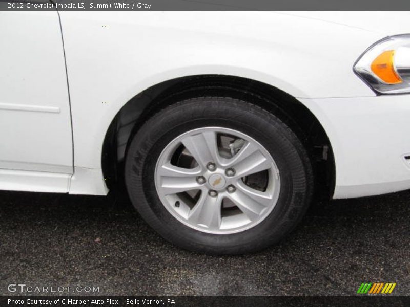 Summit White / Gray 2012 Chevrolet Impala LS