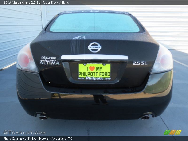 Super Black / Blond 2009 Nissan Altima 2.5 SL
