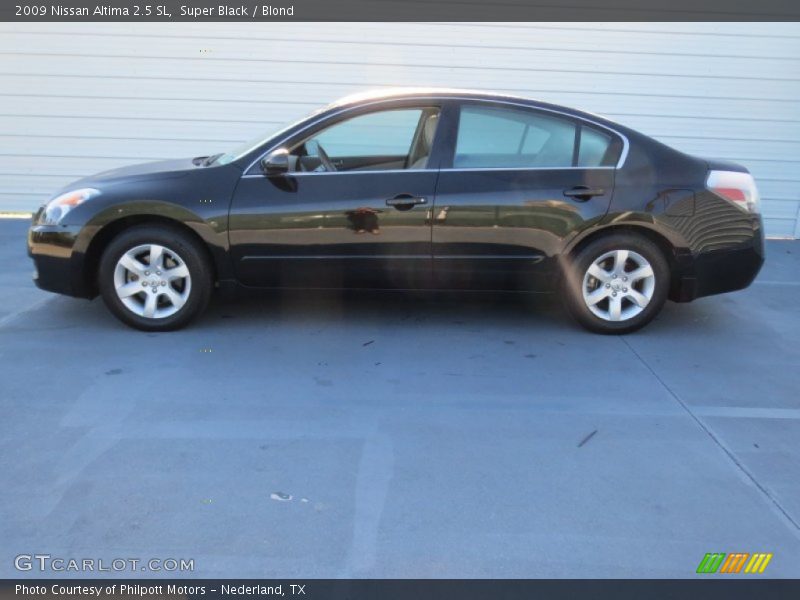 Super Black / Blond 2009 Nissan Altima 2.5 SL
