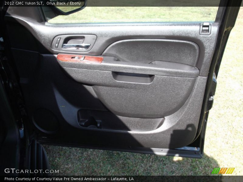 Onyx Black / Ebony 2012 GMC Yukon SLT