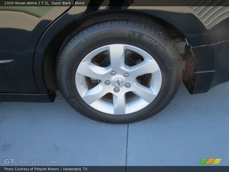 Super Black / Blond 2009 Nissan Altima 2.5 SL