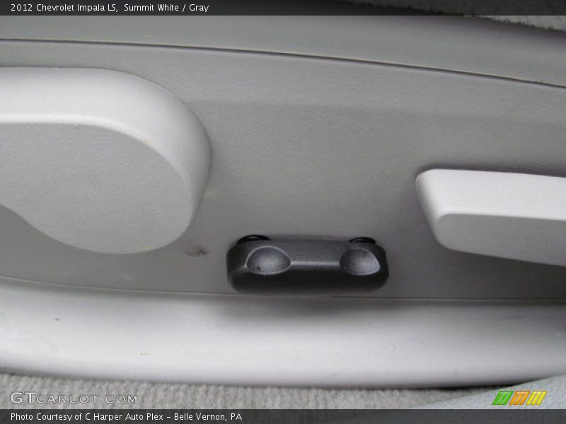 Summit White / Gray 2012 Chevrolet Impala LS