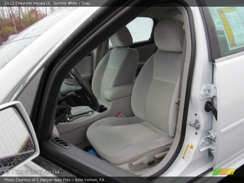 Summit White / Gray 2012 Chevrolet Impala LS