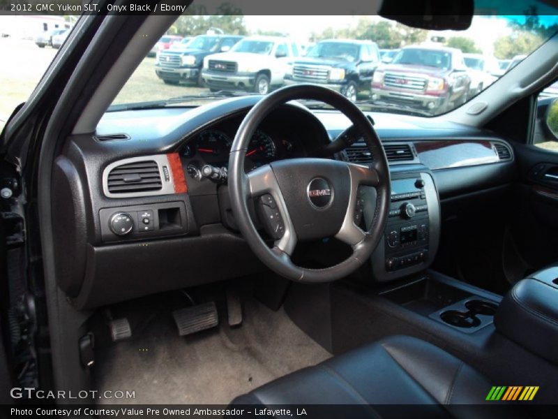 Onyx Black / Ebony 2012 GMC Yukon SLT
