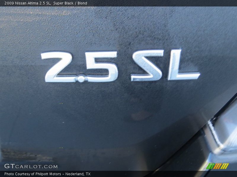 Super Black / Blond 2009 Nissan Altima 2.5 SL