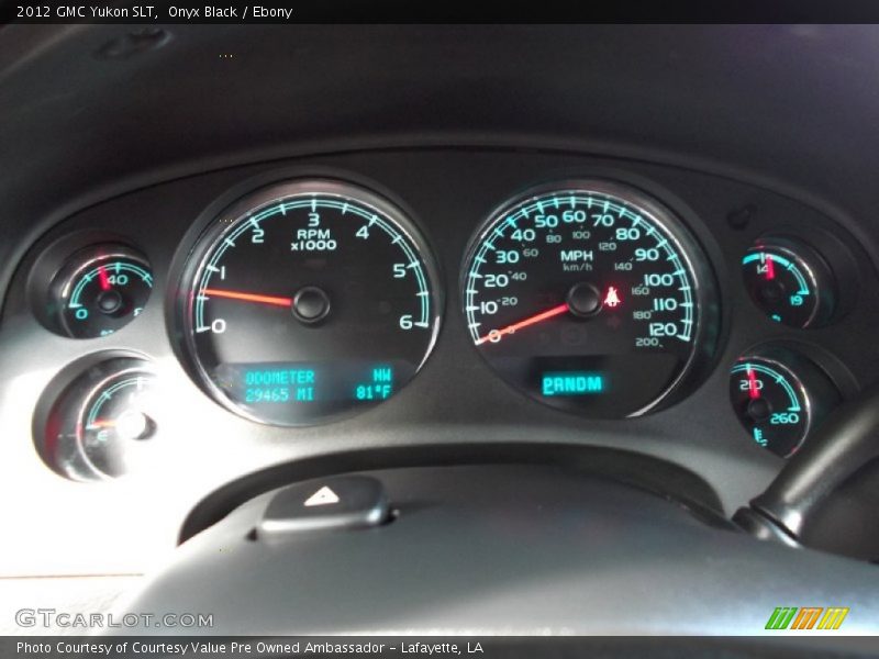 Onyx Black / Ebony 2012 GMC Yukon SLT