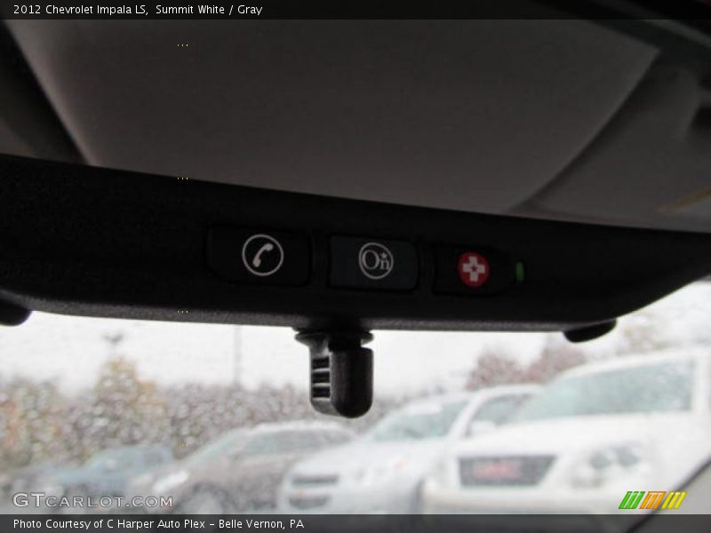 Summit White / Gray 2012 Chevrolet Impala LS