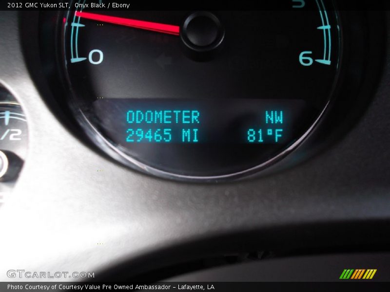 Onyx Black / Ebony 2012 GMC Yukon SLT