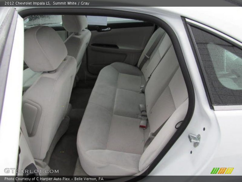 Summit White / Gray 2012 Chevrolet Impala LS