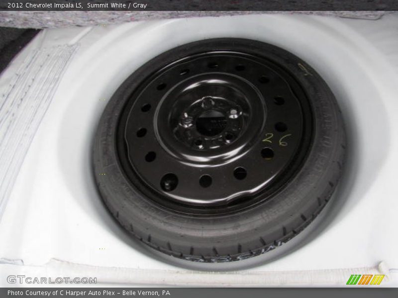 Summit White / Gray 2012 Chevrolet Impala LS