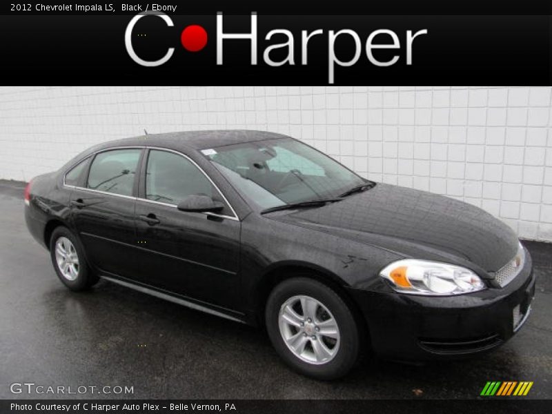 Black / Ebony 2012 Chevrolet Impala LS
