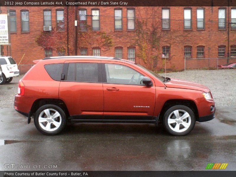 Copperhead Pearl / Dark Slate Gray 2012 Jeep Compass Latitude 4x4