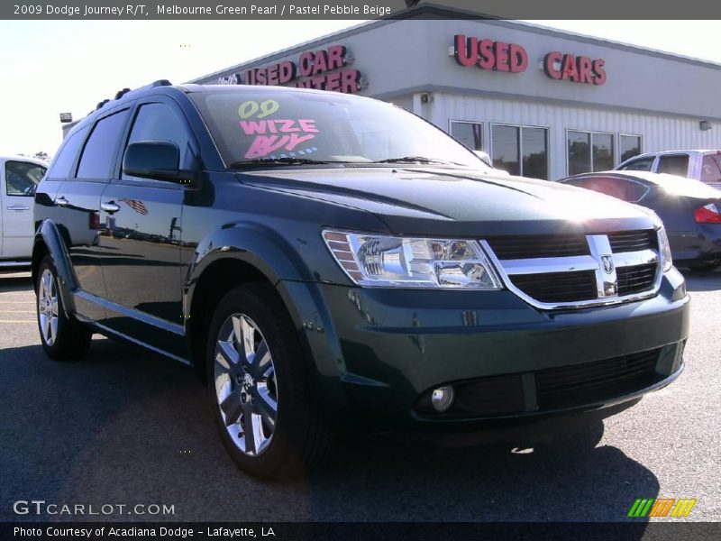 Melbourne Green Pearl / Pastel Pebble Beige 2009 Dodge Journey R/T