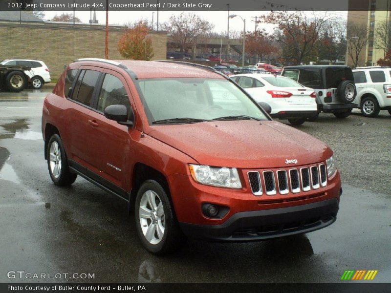 Copperhead Pearl / Dark Slate Gray 2012 Jeep Compass Latitude 4x4