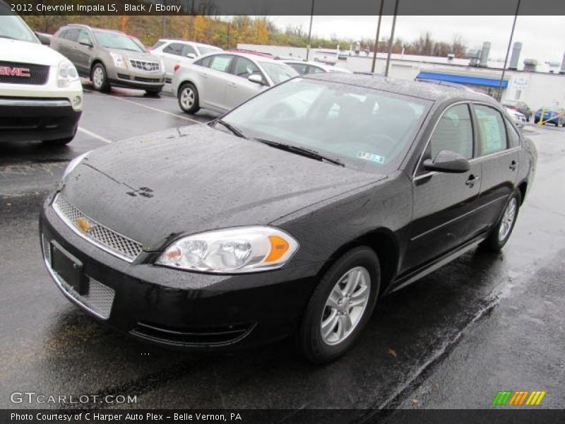 Black / Ebony 2012 Chevrolet Impala LS