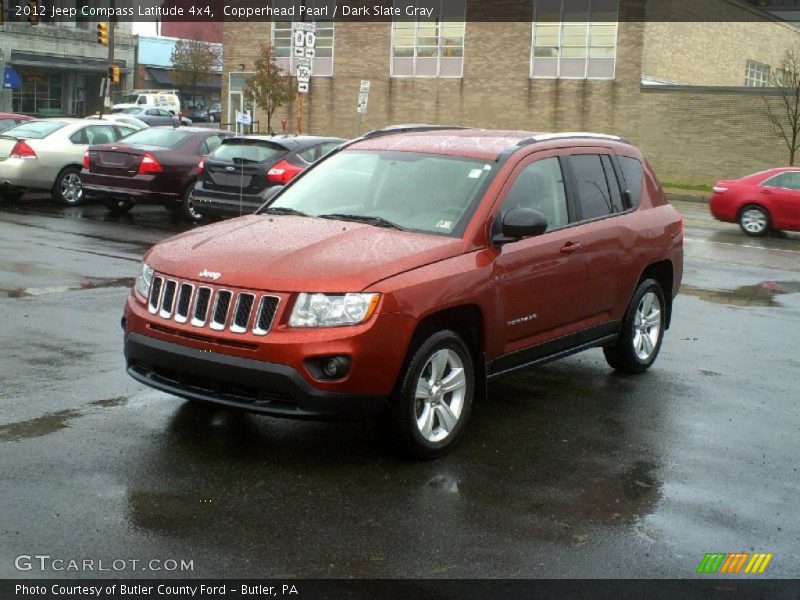 Copperhead Pearl / Dark Slate Gray 2012 Jeep Compass Latitude 4x4