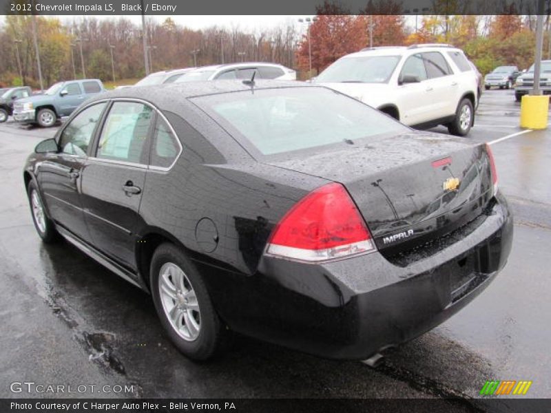 Black / Ebony 2012 Chevrolet Impala LS
